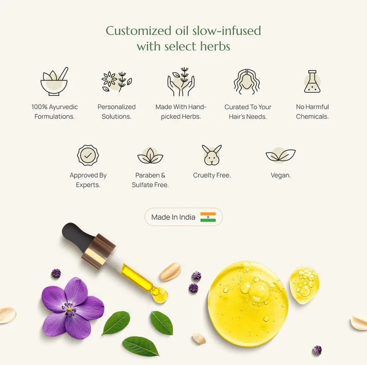 MeVana Anti-Dandruff Hair Oil – Slow Infused